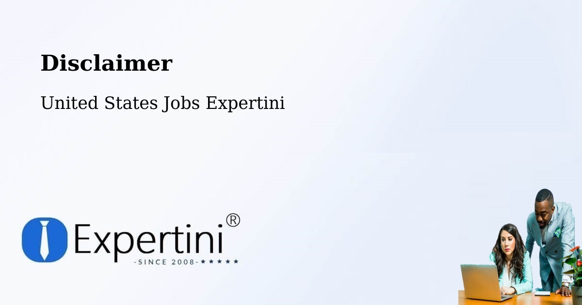 Disclaimer – Esperance - United States Jobs Expertini